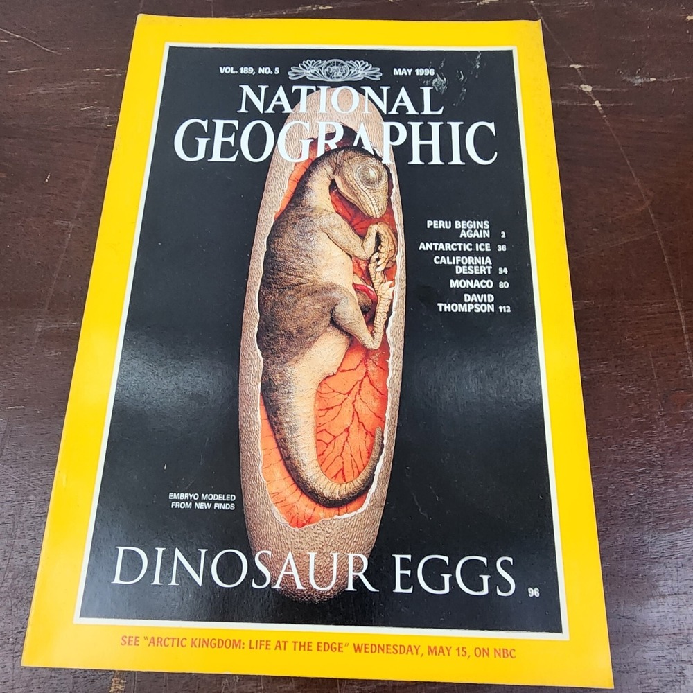 National Geographic Magazine May 1996 No Insert